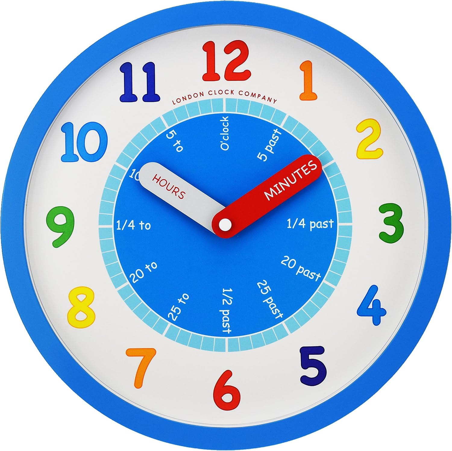 London Clock Company 24439 Reloj De Pared Diseno Con Texto En