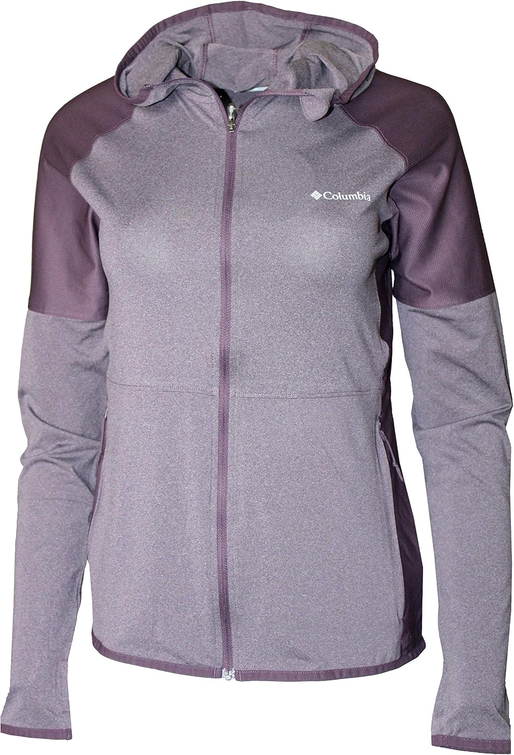 Columbia Women's Omni Shade Omni Wick Light Full Zip Hoodie (Dusty