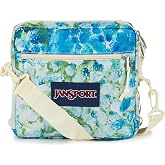 JanSport Central Adaptive Accessory Bag &ndash; Wheelchair &amp; Walker Compatible, Versatile Carry Options, Tuck-Away Adjustable Loops, SaniStash Pocket for Easy Access, Mia Brown White Flowers