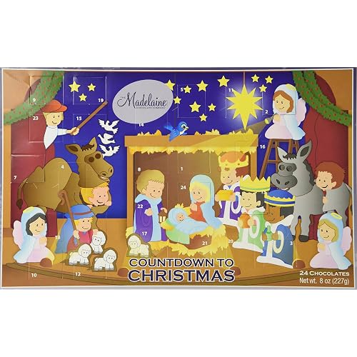 Madelaine Chocolate Countdown to Christmas Advent Calendar -Christmas Pageant