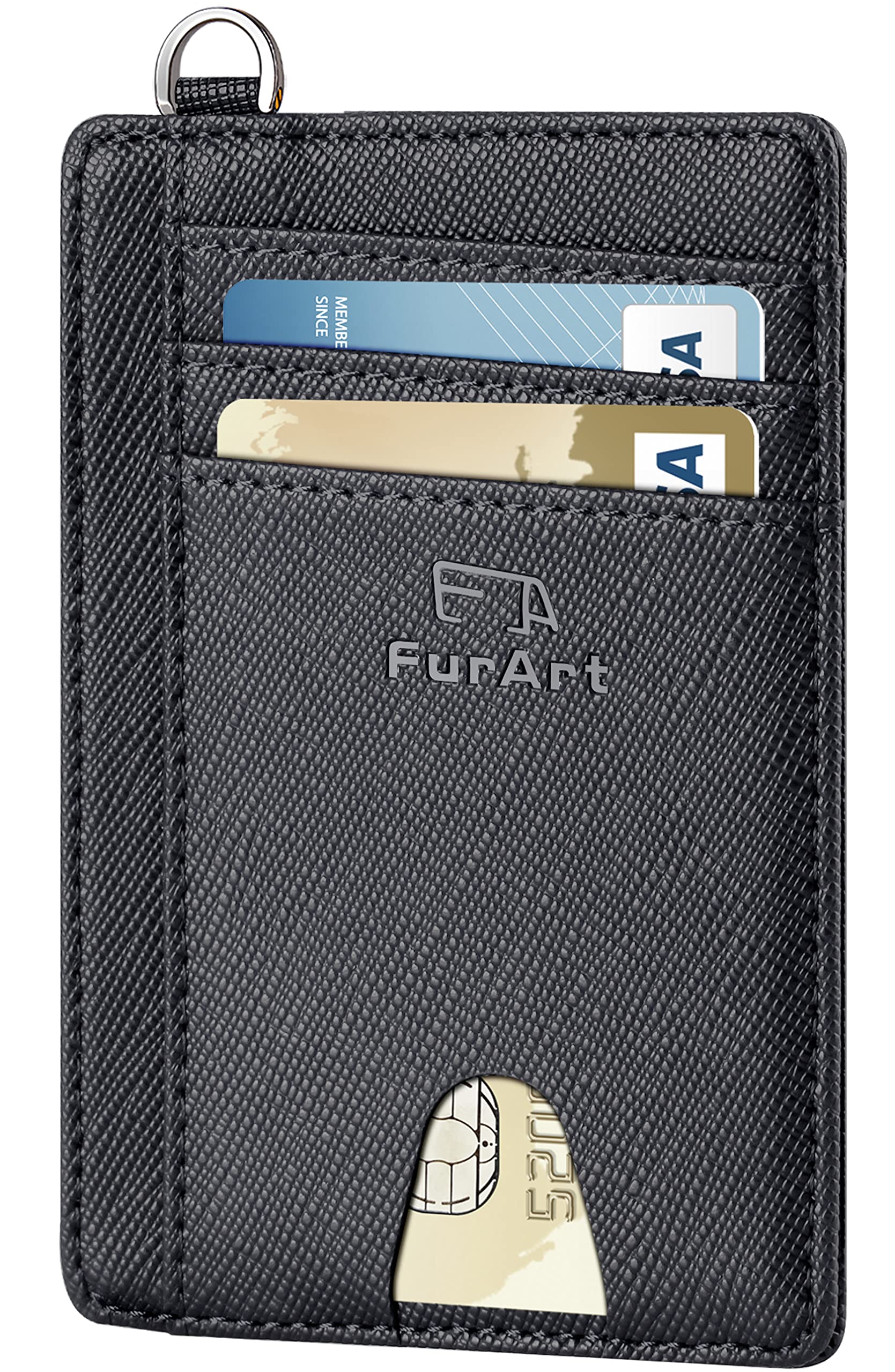 FurArt Credit Card Holder Wallet, Slim RFID Blocking Minimalist Women's Card Wallet โ image 1