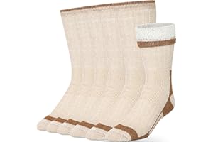 Alvada Merino Wool Hiking Socks Thermal Warm Crew Winter Boot Sock For Men & Women 3 Pairs