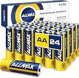 Allmax Battery AA Maximum Power Alkaline 24 Count