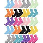 Taiyin 80 Pairs Bulk Fuzzy Socks for Women Fluffy Slipper Warm Winter Socks Soft Thermal Cozy Indoor Outdoor Christmas Gifts