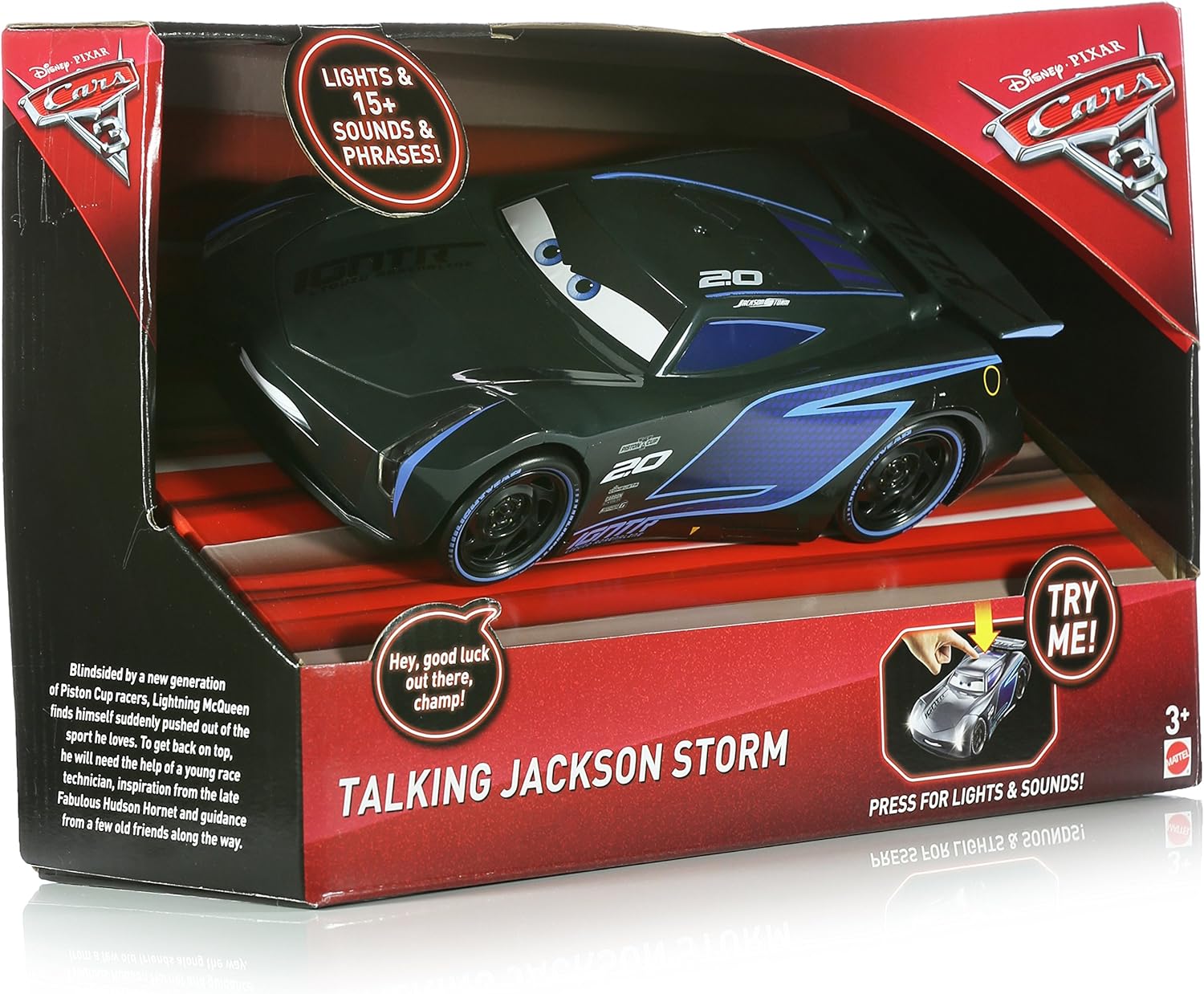 Talking Jackson Storm Vehicle Cars 3 