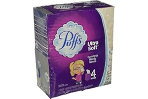 Puffs 2675854 Ultra Soft & Strong Standard Facial Tissues 2-Ply 56 Sheets/Box