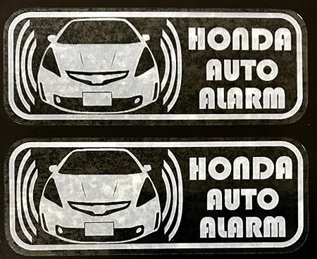 Amazon ホンダ フィット Rs モデューロ セキュリティ ステッカー H071wos ステッカー デカール 車 バイク