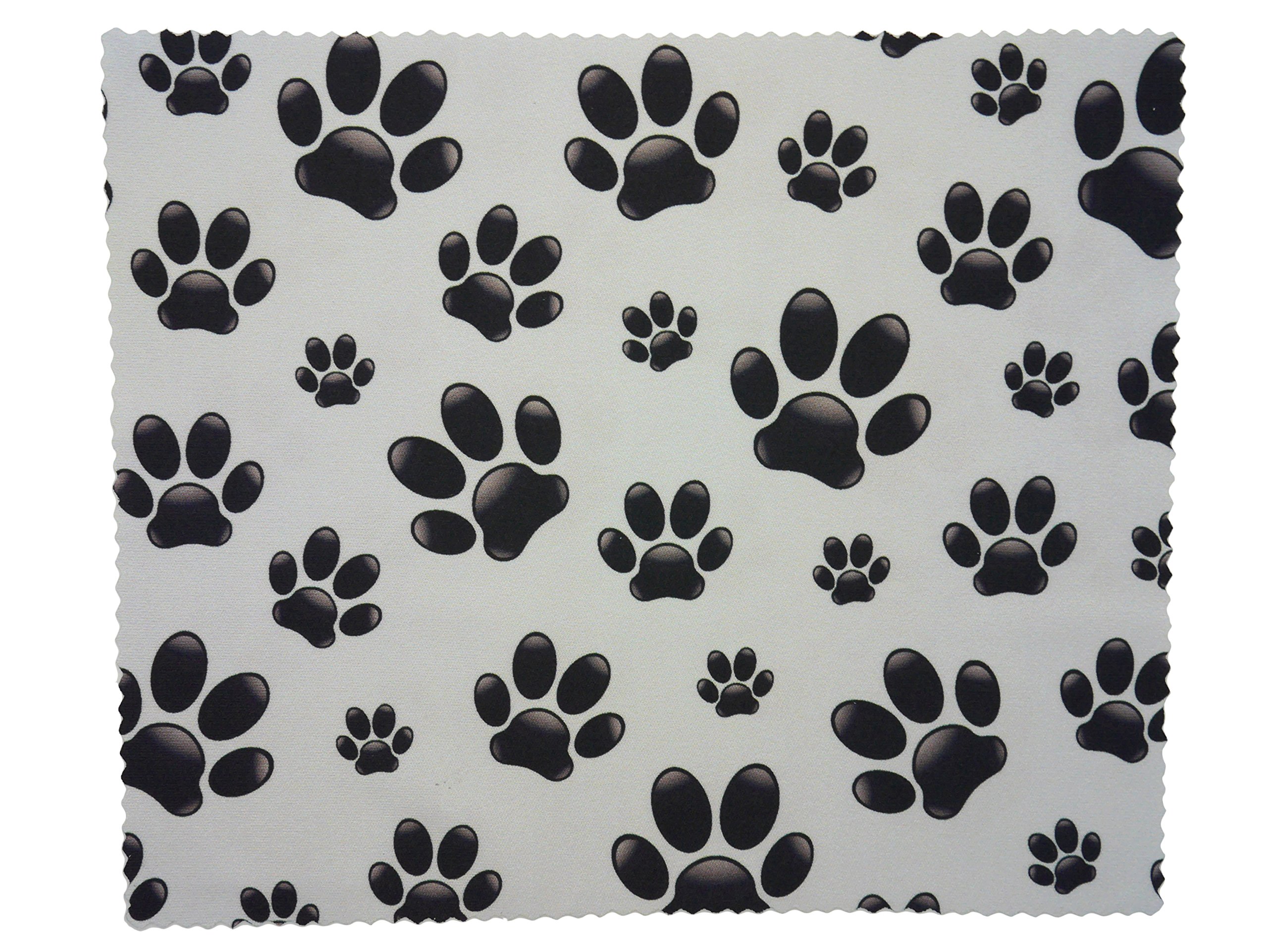 GoOpticians Cute Microfiber Paw Print Lens Cloth 18cm x 15cm