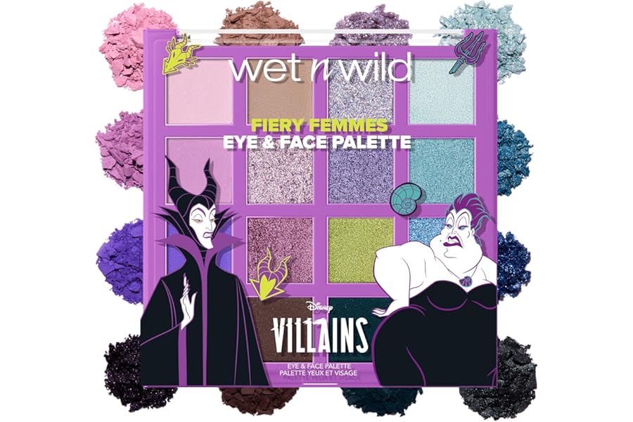 wet n wild Disney Villains Fiery Femmes Eye & Face Palette – Beautiful Destroyer