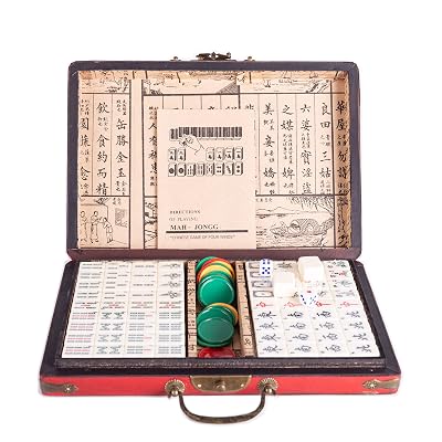 Buy Chinese Riichi Mahjong Set 144 Tiles Online Liberia | Ubuy