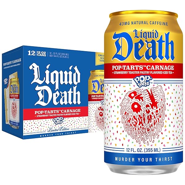 LIQUID DEATH ICED TEA, POP-TARTS™ CARNAGE (POP-TARTS® FROSTED...