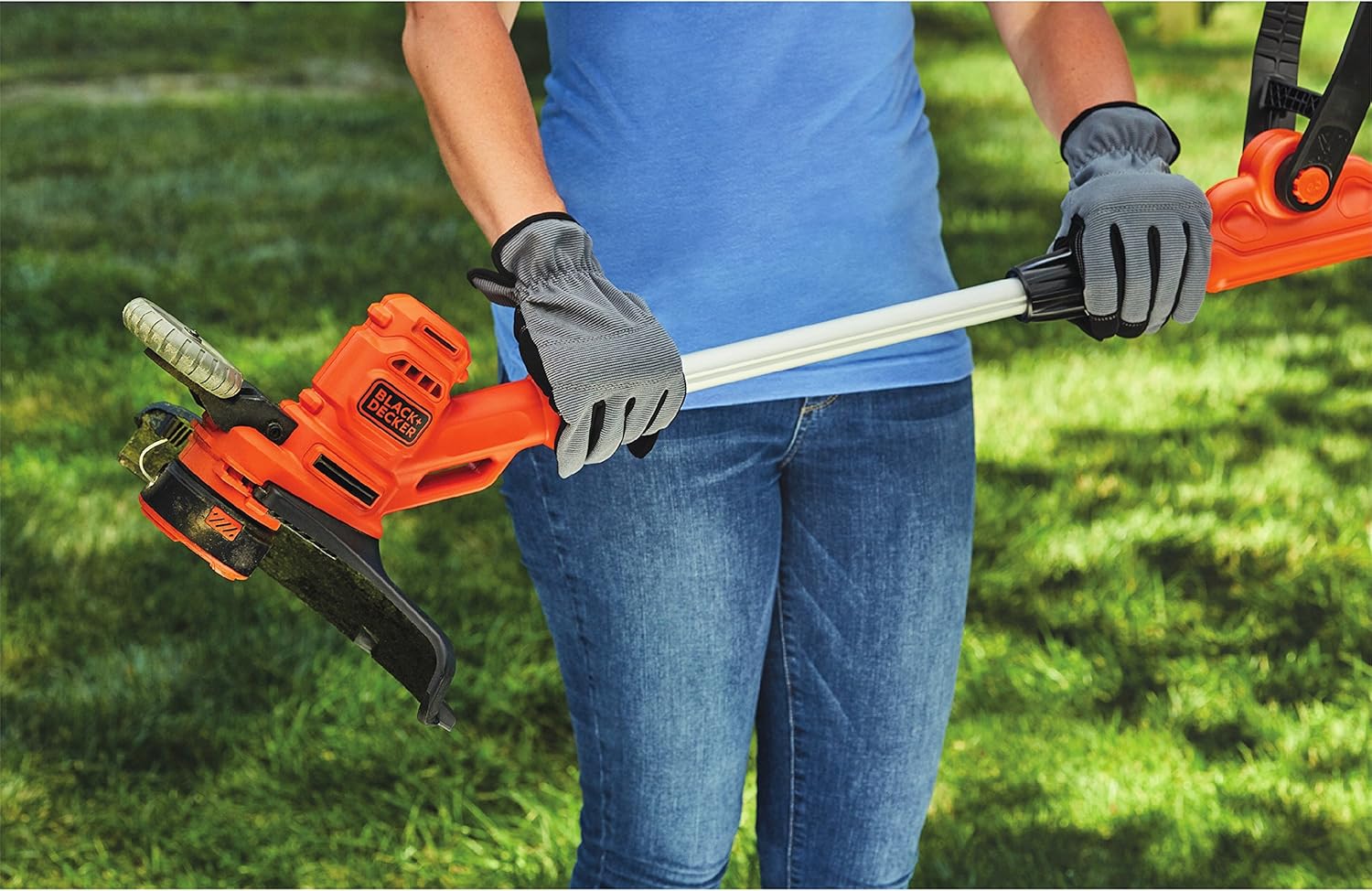 BLACK+DECKER String Trimmer with Auto Feed, Electric, 6.5-Amp, 14-Inch (BESTA510) : Garden & Outdoor