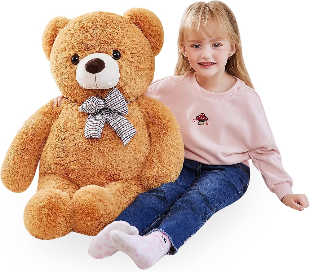 IKASA Giant Teddy Bear 78cm Brown Soft Plush Toy