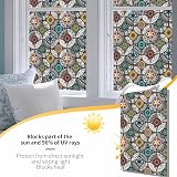 dktie Window Film Privacy Non Adhesive Stained Glass 44.5x200 cm UV Blocking view 4