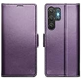 Tenifly for Samsung Galaxy S25 Ultra Case Wallet with RFID Blocking Card Holder, PU Leather Kickstand Protective Flip Phone Cover Fit for Galaxy S25 Ultra 6.9", Purple