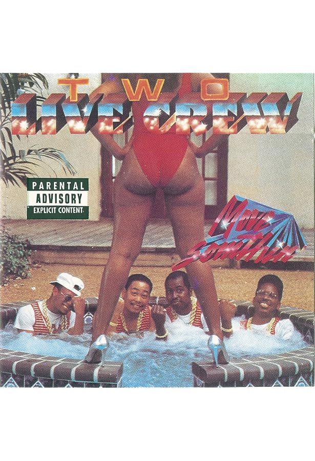 Maglietta 2 Live Crew 'Banned In The USA' Rap Hip Hop, Nera, 100% Cotone