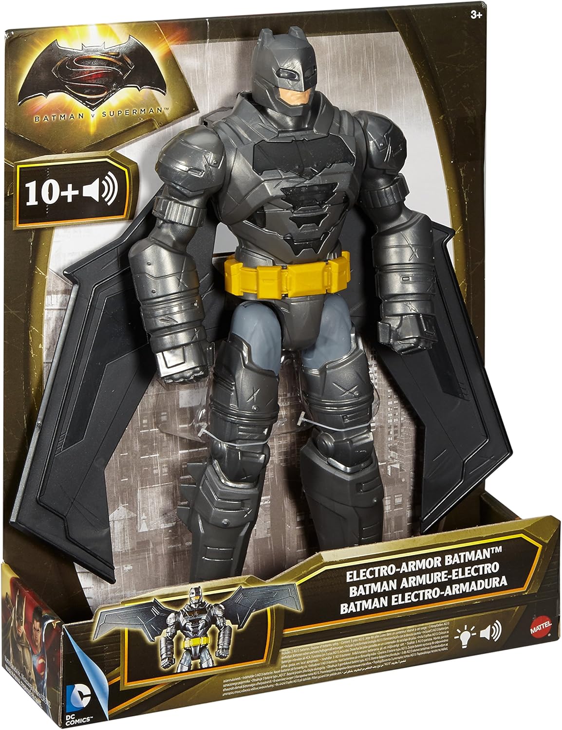 juguete de batman con armadura