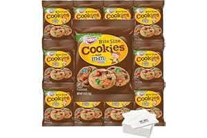 Keebler M&M Cookies, 1.6oz Pouches, 12 Count with Bay Area Marketplace Napkins