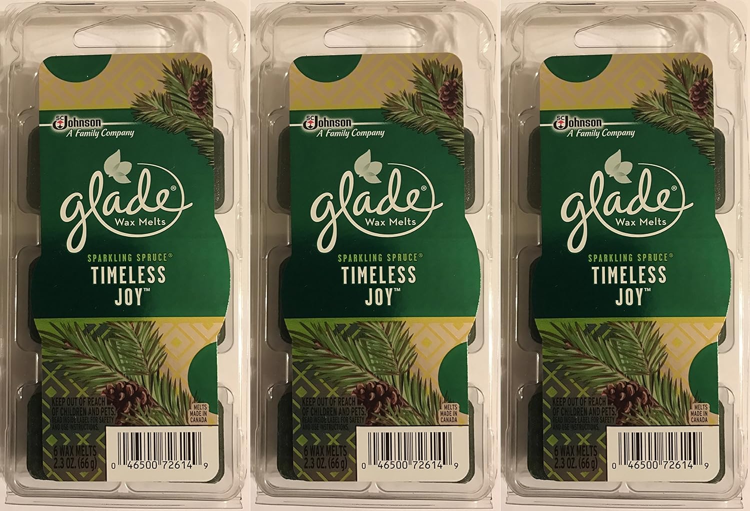 Glade Wax Melts Air Freshener Holiday Collection 2016