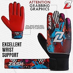 ZASH Soccer Goalie Gloves for Kids, Youth & Adult