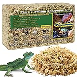 Riare 5.3OZ Premium Sphagnum Moss for Reptiles- 6QT