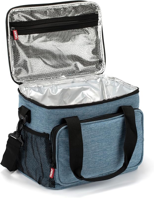 Borsa Termica Urban Food Picnic 11 L Triplo Strato Isolante 4 Tasche