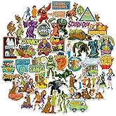 Scooby-Doo Sticker Pack – 50-Count Die-Cut Large Deluxe Vinyl Stickers Variety Pack for Laptop, Water Bottle, Scrapbooking, Tablet, Indoor & Outdoor