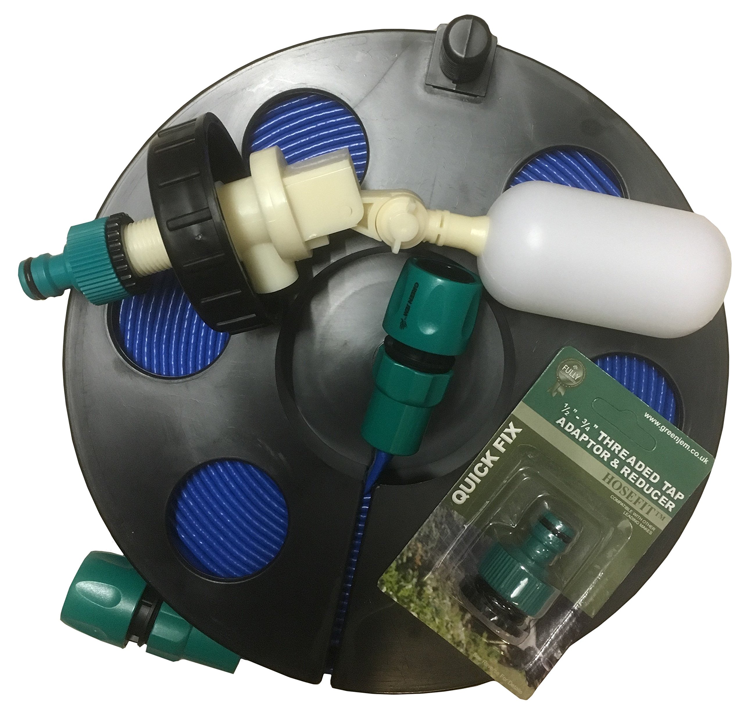 Care-avan Water Mains Kit for Aquaroll 40 ltr with 10 Mtr Flat Food Grade Hose on UK's Smallest Reel