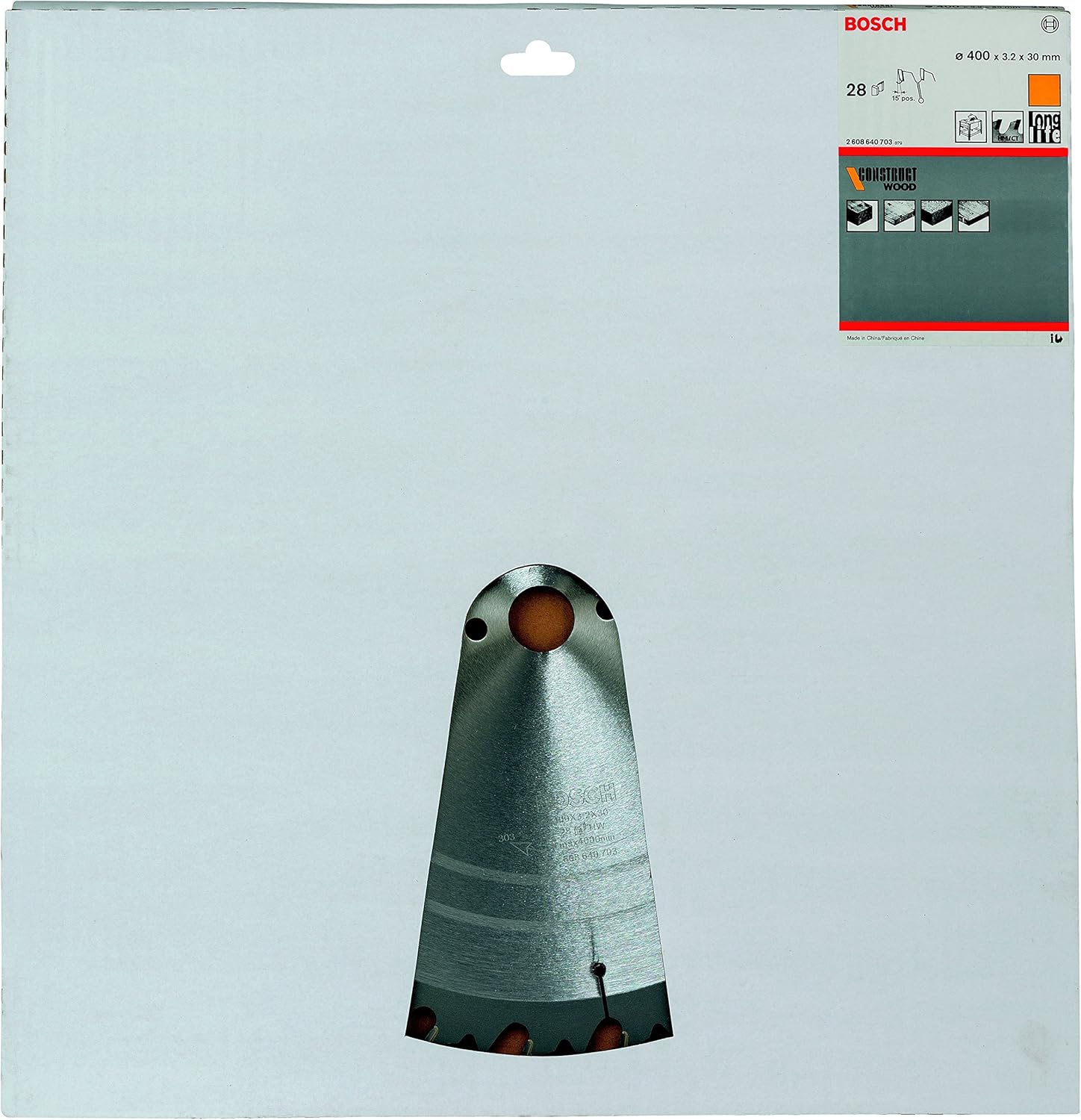 Bosch 1x PRO Wood Longlife Circular Saw Blade for Corded Table Saws (for Softwood Hardwood, diameter mm - Image 3