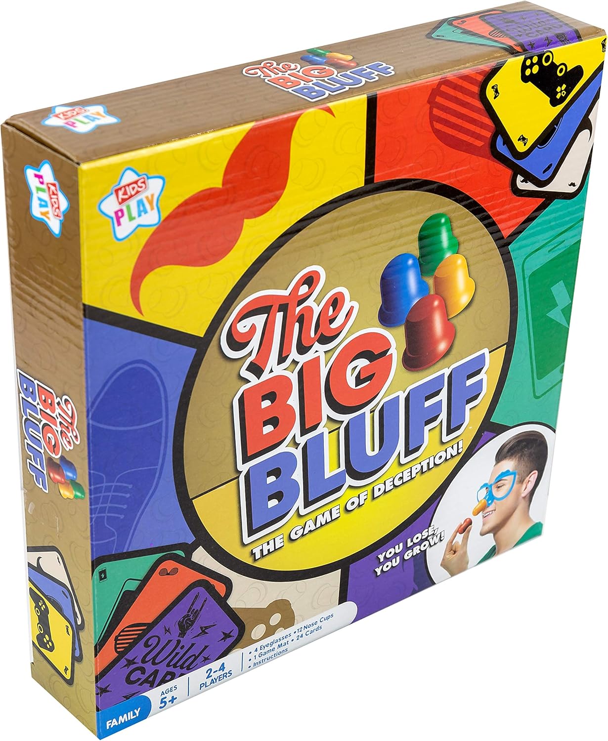 Kids Play Activity The Big Bluff Game Traditional Family Board
