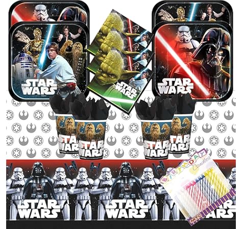 star wars plates and napkins