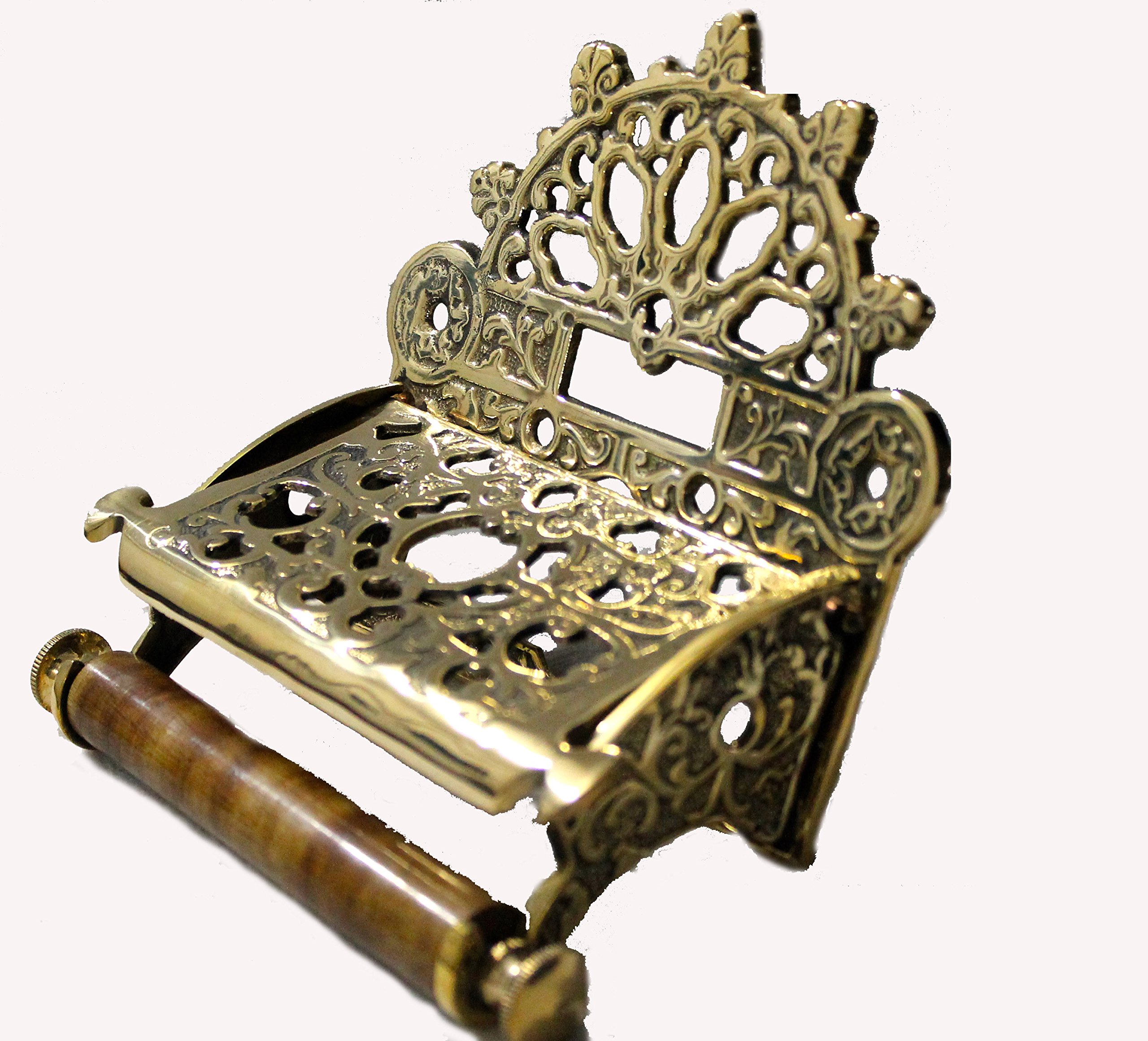 Ironmongery World Solid Brass Vintage Ornate Antique Victorian Old Style Toil...