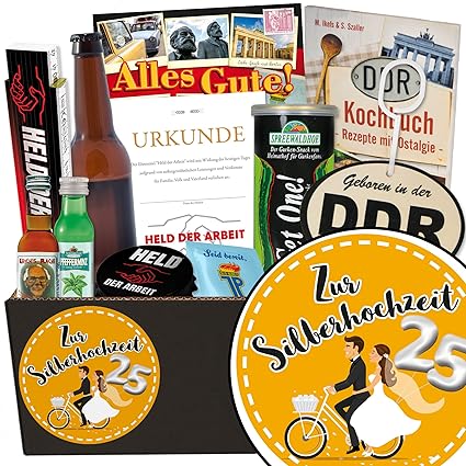 Zur Silberhochzeit Ossi Set Für Männer Geschenk