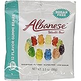 Albanese Sugar Free 12 Flavor Gummi Bears 3.5 Ounce Pack of 6