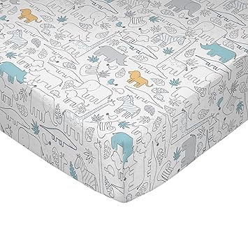 safari fitted cot sheet