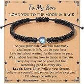 Memgift To My Man Son Bracelet Gifts, Birthday Graduation Easter Anniversary Valentines Christmas Gifts for Man Husband Son Boyfriend