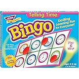 TREND ENTERPRISES: Telling Time Bingo Game, Exciting Way for Everyone to Learn, Play 6 Different Ways, Great for Classrooms a