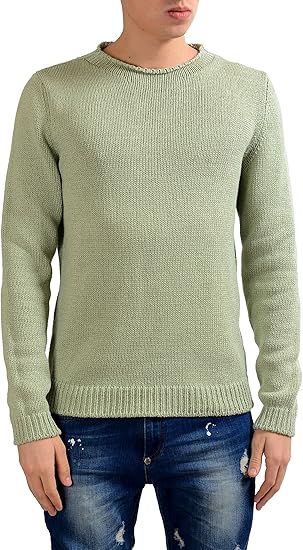 伸ばす 優越 タイピスト ニット グリーン メンズ Info Box Jp