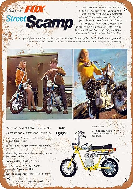 1970 fox mini bike