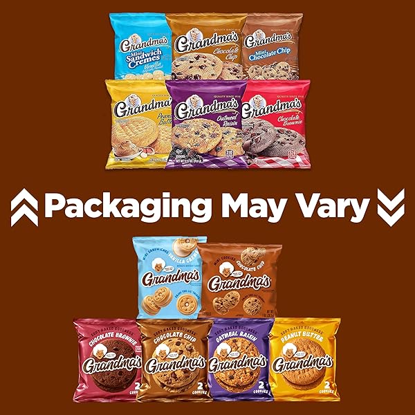 GRANDMA’S COOKIES, VARIETY PACK, (PACK OF 30)