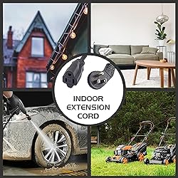 HONDERSON Flat Plug Indoor Extension Cord, UL