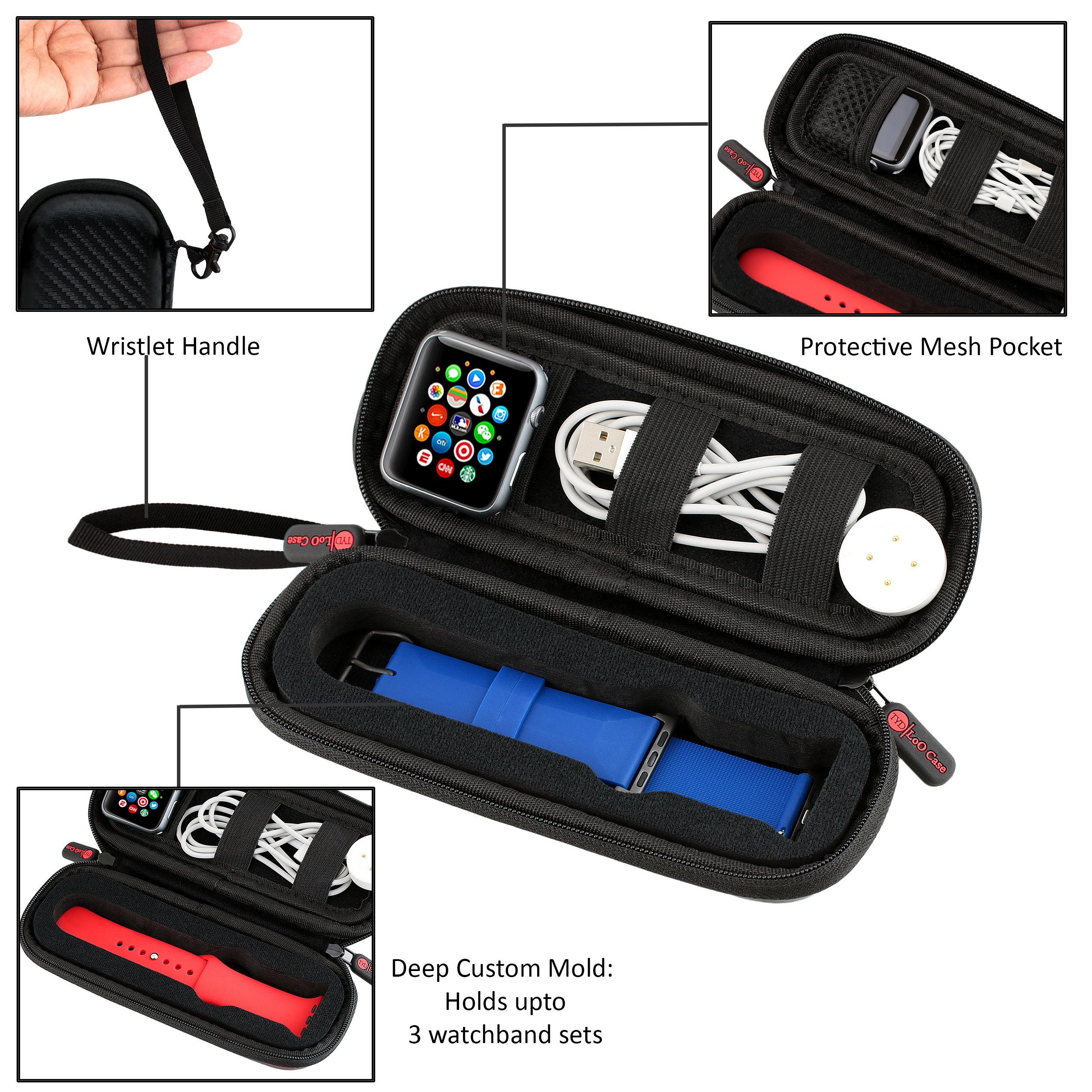 The LoO Company Smartwatch Travel Case Compact For Smart Watch