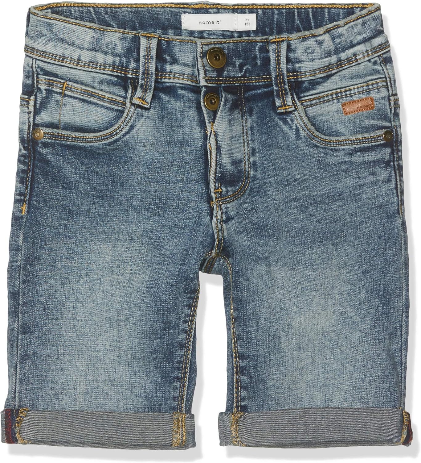 Shorts Garçon NAME IT - Coupe Ajustée, Mix Viscose/coton/polyester, Confort Et Liberté De Mouvement