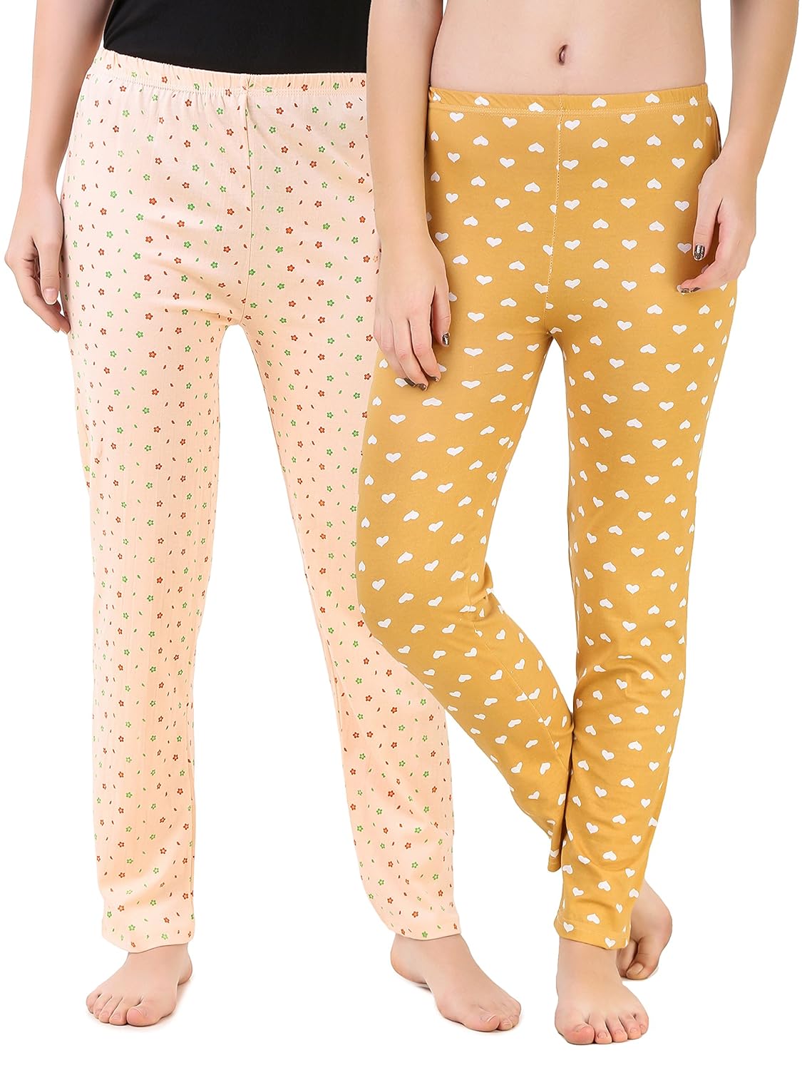 masha women's cotton printed multicolor pyjama-pj2pc-103-117-s-p