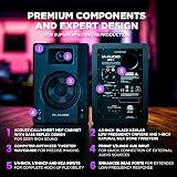 M-Audio BX4 Pair 4.5-Inch Studio Monitors 120W for PC Production & Recording view 3
