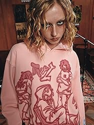 Aelfric Eden Mens Graphic Oversized Hoodie Cartoon