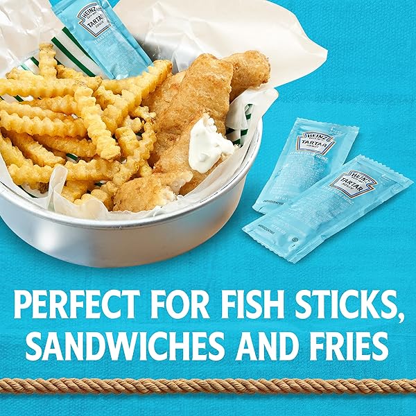 HEINZ TARTAR SAUCE SINGLE SERVE PACKET (0.4 OZ PACKETS, PACK OF 200)