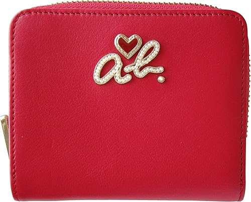 Amazon アニエスベー ボヤージュ Agnes B Voyage レディース 牛革 二つ折り 財布 ピンク 財布