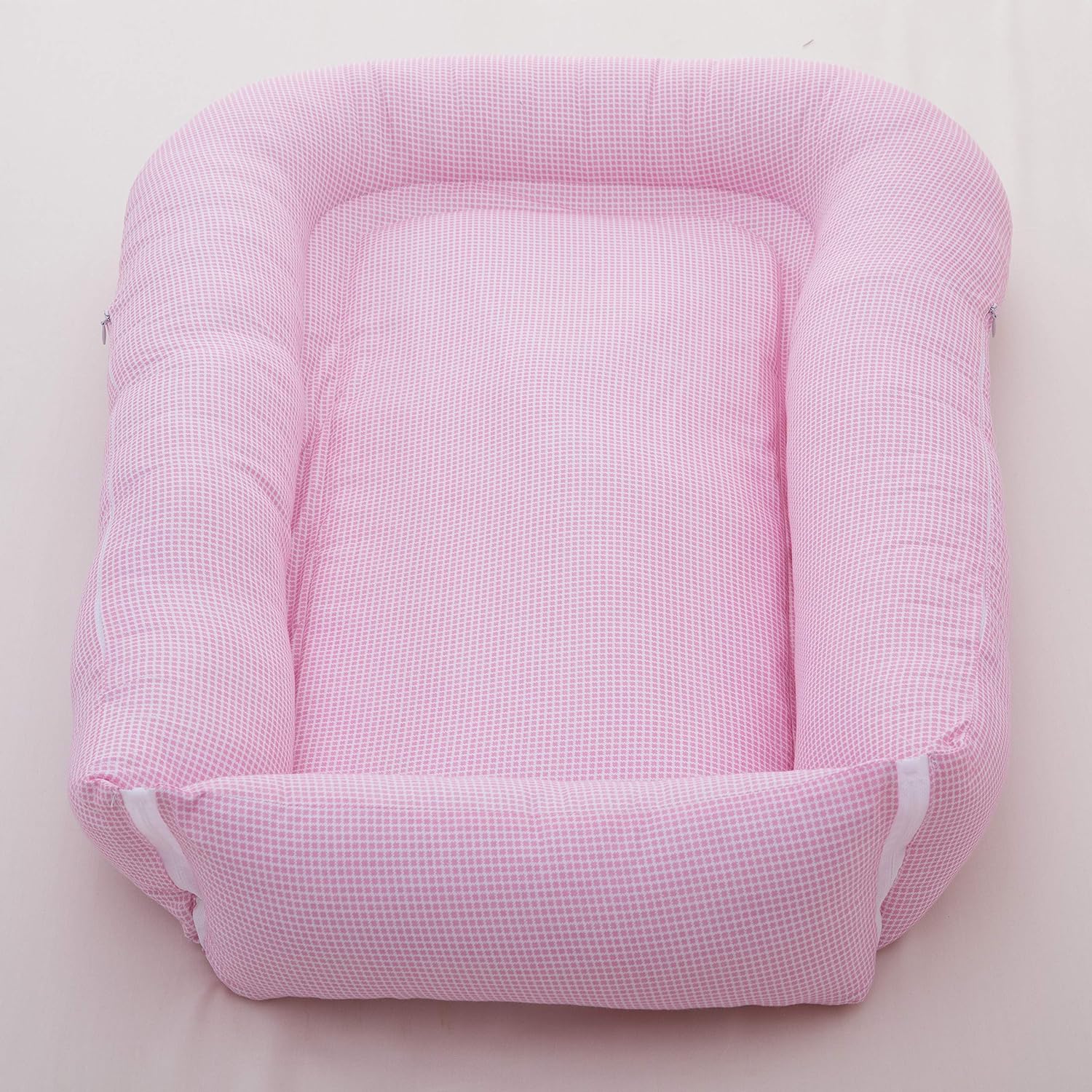 baby girl pink bassinet