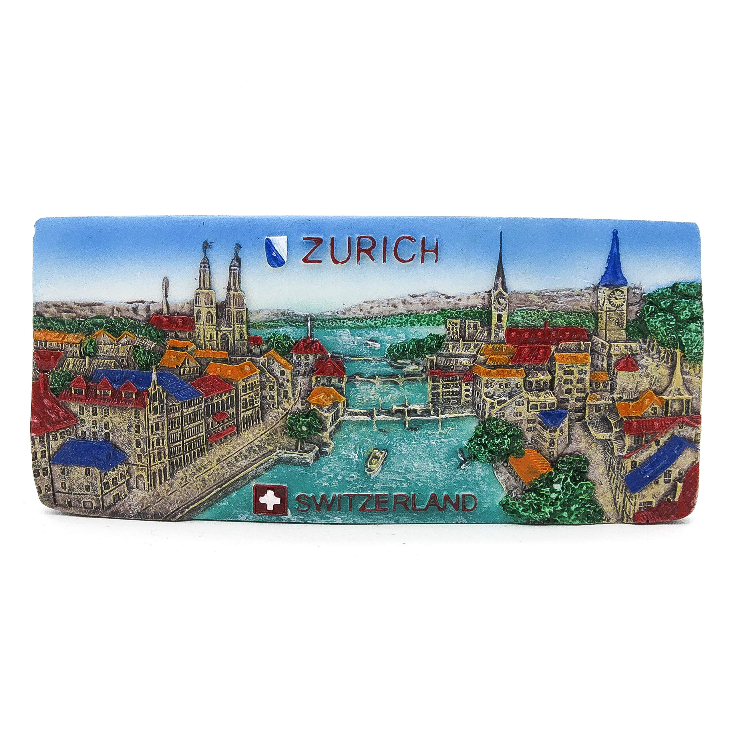 Buy Zurich Blue löwendenkmal Lake Lucerne Switzerland 3D Handpainted